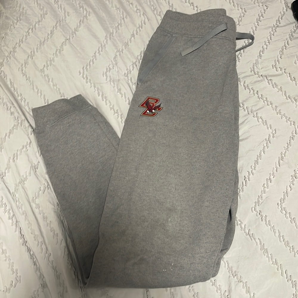 boston college athlete sweats.